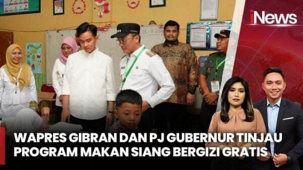 Wapres Gibran Tinjau Program Makan Bergizi Gratis di SDN 15 dan SLB Negeri 05 Slipi  