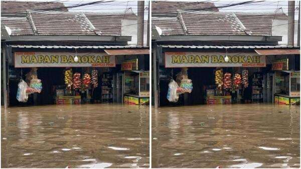 Viral Warung Madura Tetap Buka saat Banjir Nyaris Seatap, Netizen: Fix! Tutupnya Kiamat Viral Warung Madura Tetap Buka saat Banjir Nyaris Seatap, Netizen: Fix! Tutupnya Kiamat