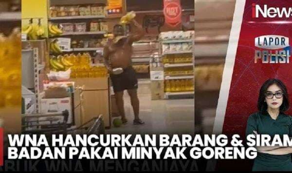 Detik-Detik WNA Ngamuk di Mal Kalibata, Mandi Minyak Goreng Detik-Detik WNA Ngamuk di Mal Kalibata, Mandi Minyak Goreng