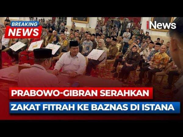 Presiden Prabowo Subianto Serahkan Zakat Melalui Baznas di Istana Negara Presiden Prabowo Subianto Serahkan Zakat Melalui Baznas di Istana Negara