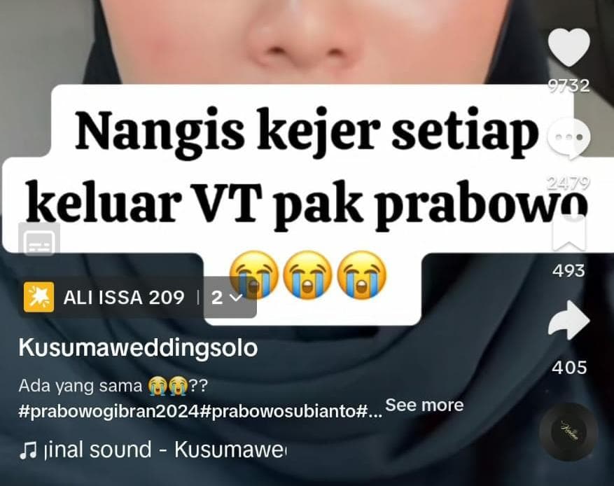 Tiktokers Nangis Lihat Prabowo Diserang Personal Anies di Debat Pilpres Tiktokers Nangis Lihat Prabowo Diserang Personal Anies di Debat Pilpres