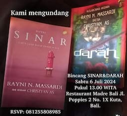 Sastra Bentara Hadirkan Bincang Dua Novel Beesama Rayni N Massardi di Bali
