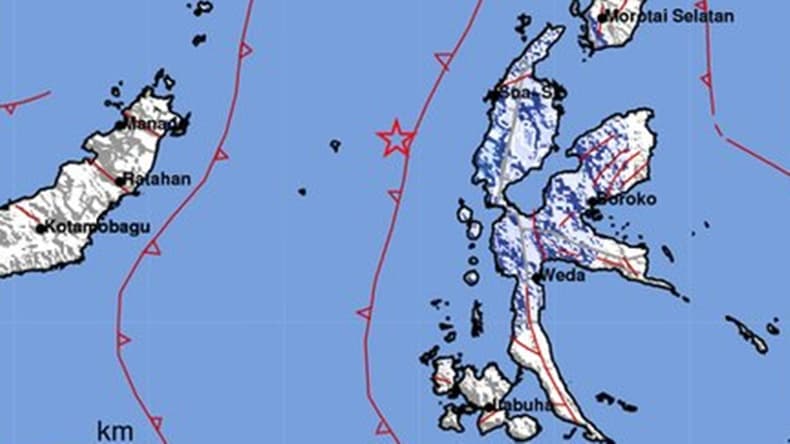 Gempa Terkini M 4,3 Guncang Jailolo Maluku Utara, Dirasakan hingga Batang Dua Gempa Terkini M 4,3 Guncang Jailolo Maluku Utara, Dirasakan hingga Batang Dua