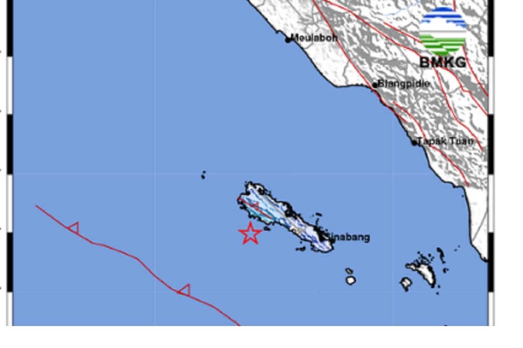 Gempa Terkini M 5,7 Guncang Sinabang Aceh, BMKG: Tidak Berpotensi Tsunami Gempa Terkini M 5,7 Guncang Sinabang Aceh, BMKG: Tidak Berpotensi Tsunami