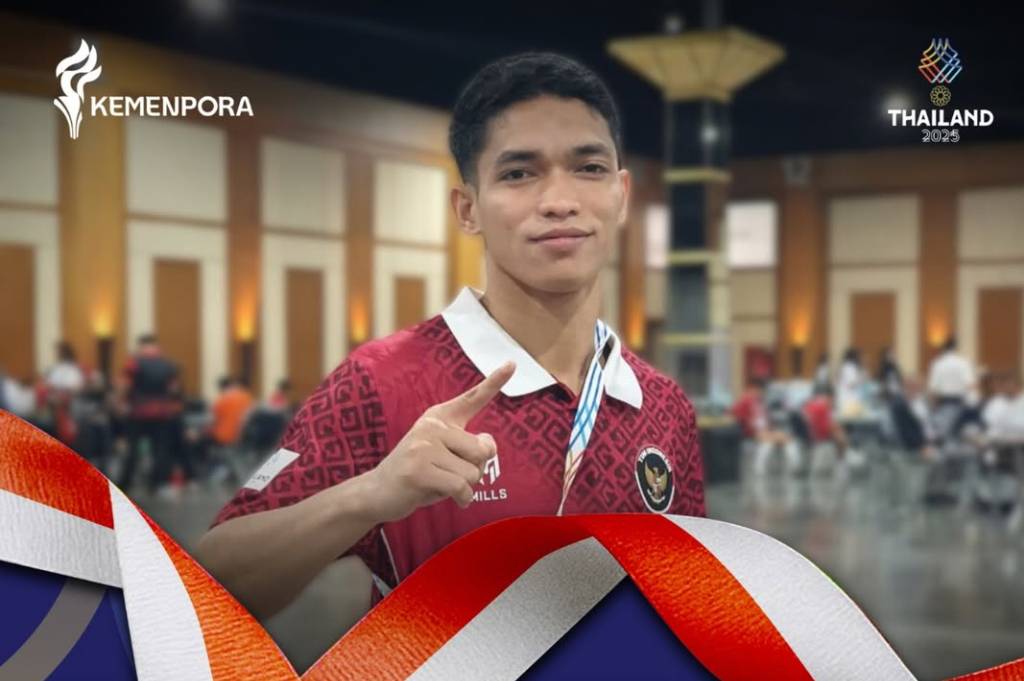 Muhammad Zaki Zikrillah Prasong Sumbang Emas ke-64 Indonesia di SEA Games 2025 Muhammad Zaki Zikrillah Prasong Sumbang Emas ke-64 Indonesia di SEA Games 2025