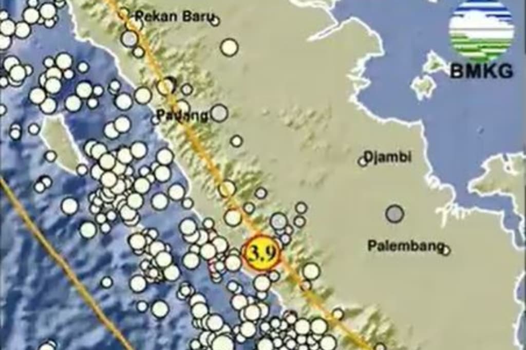 Gempa Hari Ini Magnitudo 3,9 Guncang Lebong Bengkulu Gempa Hari Ini Magnitudo 3,9 Guncang Lebong Bengkulu