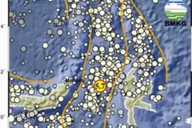 Gempa Susulan M 5,7 Guncang Jailolo Maluku Utara, Berpusat di Laut Gempa Susulan M 5,7 Guncang Jailolo Maluku Utara, Berpusat di Laut