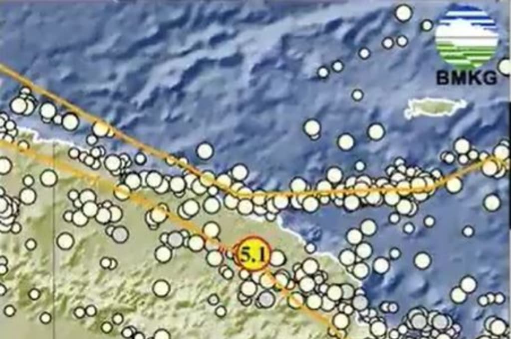 Gempa Hari Ini Magnitudo 5,1 Guncang Keerom Papua Gempa Hari Ini Magnitudo 5,1 Guncang Keerom Papua