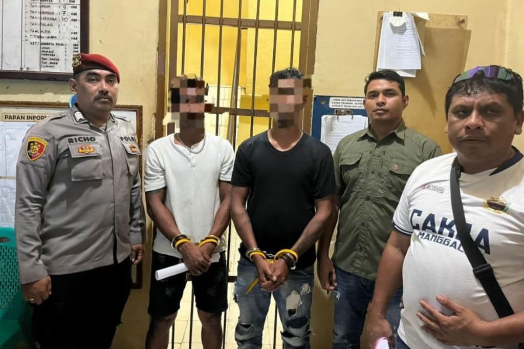 Penampakan 2 Pembunuh Nus Kei Jadi Tersangka, Dijebloskan ke Rutan Polda Maluku Penampakan 2 Pembunuh Nus Kei Jadi Tersangka, Dijebloskan ke Rutan Polda Maluku