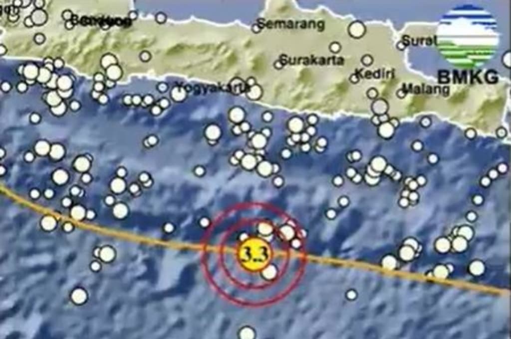 Gempa Hari Ini M3,3 Guncang Pacitan Jatim Gempa Hari Ini M3,3 Guncang Pacitan Jatim
