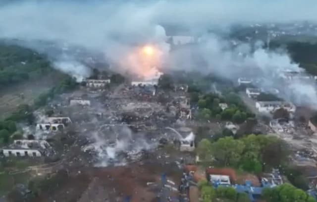 Ledakan Dahsyat Pabrik Petasan di China, Korban Tewas Jadi 37 Orang Ledakan Dahsyat Pabrik Petasan di China, Korban Tewas Jadi 37 Orang