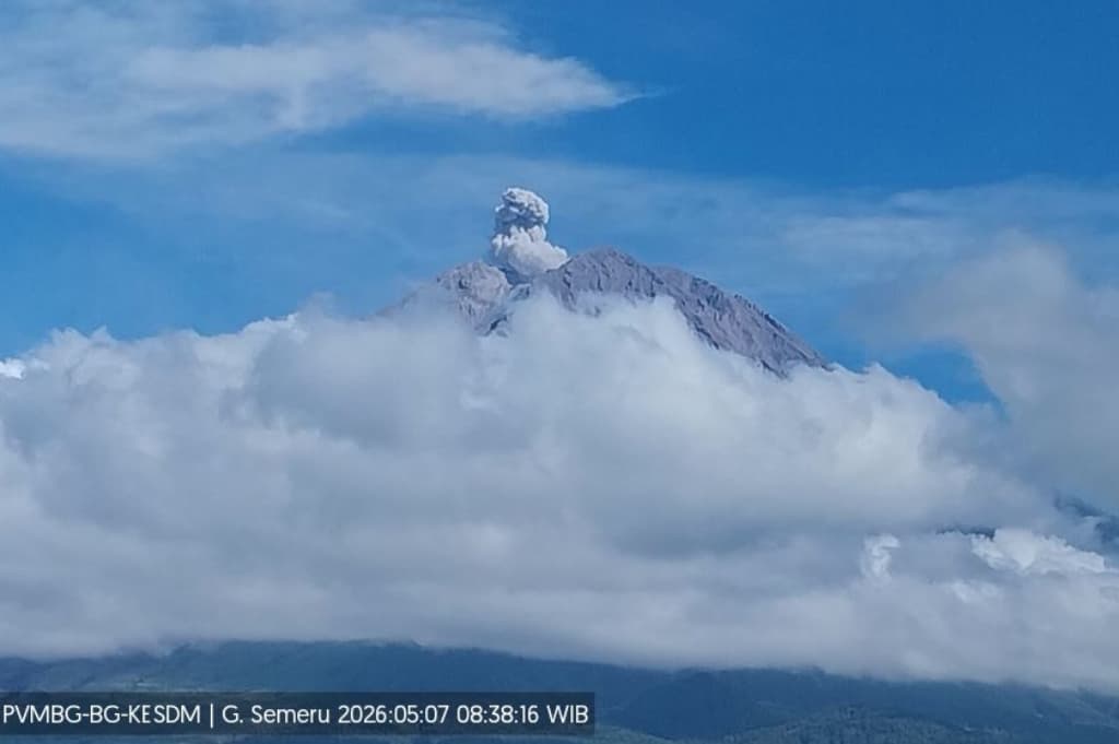 Gunung Semeru Meletus Hari Ini, Muntahkan Abu Vulkanis Setinggi 600 Meter Gunung Semeru Meletus Hari Ini, Muntahkan Abu Vulkanis Setinggi 600 Meter