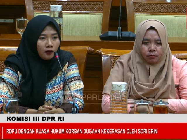 Mantan ART Erin Ngadu ke Komisi III DPR, Kepala Ditendang! Mantan ART Erin Ngadu ke Komisi III DPR, Kepala Ditendang!