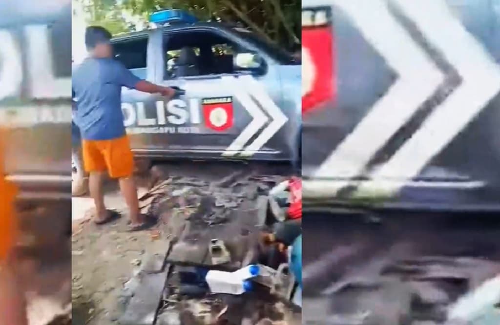 Mobil Dinas Kapolsek Waingapu Tabrak Bengkel Tambal Ban di Sumba Timur, 6 Warga Terluka Mobil Dinas Kapolsek Waingapu Tabrak Bengkel Tambal Ban di Sumba Timur, 6 Warga Terluka