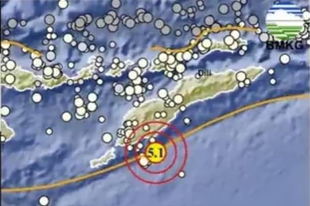 Gempa Magnitudo 5,1 Guncang NTT Pagi Ini, BMKG Pastikan Tak Berpotensi Tsunami Gempa Magnitudo 5,1 Guncang NTT Pagi Ini, BMKG Pastikan Tak Berpotensi Tsunami