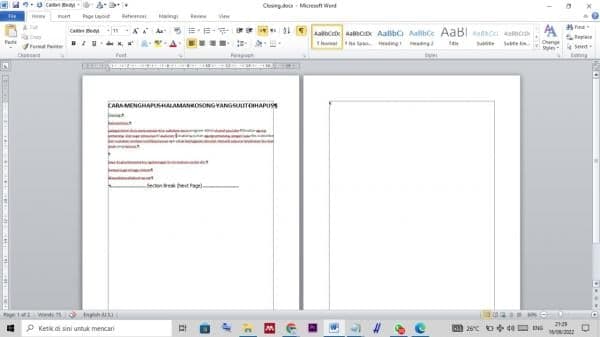 Cara Menghapus Halaman Kosong di Word dengan Mudah Cara Menghapus Halaman Kosong di Word dengan Mudah