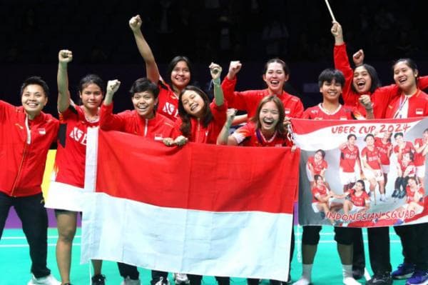 Setelah 16 Tahun, Indonesia Bertemu Kembali Melawan China di Final Uber Cup 2024 Setelah 16 Tahun, Indonesia Bertemu Kembali Melawan China di Final Uber Cup 2024