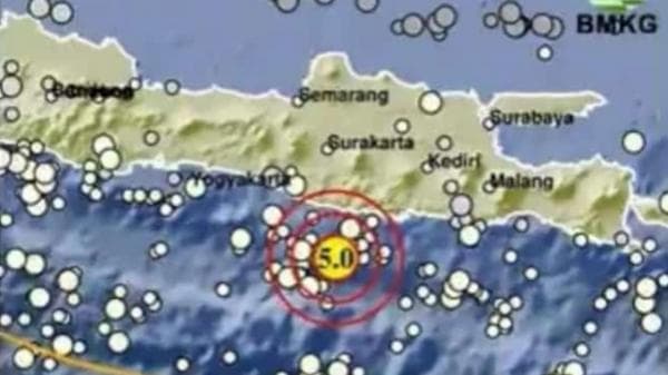 Breaking News! Gempa Bumi 5 Magnitudo Landa Pacitan, Dirasakan Warga Ponorogo