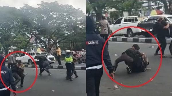 Banting Polisi saat Demo Tolak Tapera, 8 Mahasiswa di Makassar Jadi Tersangka Banting Polisi saat Demo Tolak Tapera, 8 Mahasiswa di Makassar Jadi Tersangka