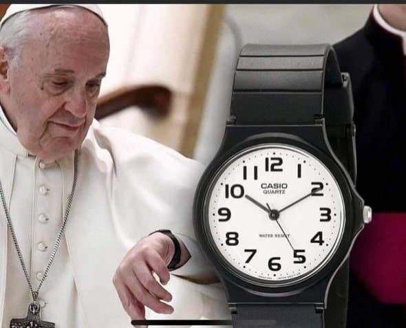 Agak Laen! Paus Fransiskus Pakai Jam Seharga Rp124 Ribu, Istri Pejabat Malah Pamer Jam Ratusan Juta Agak Laen! Paus Fransiskus Pakai Jam Seharga Rp124 Ribu, Istri Pejabat Malah Pamer Jam Ratusan Juta