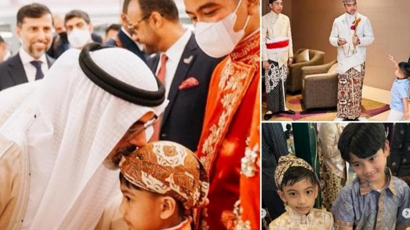 5 Tingkah Lucu Cucu Presiden di Nikahan Kaesang-Erina, Ada Aksi Joget hingga Dicium Pangeran Arab 5 Tingkah Lucu Cucu Presiden di Nikahan Kaesang-Erina, Ada Aksi Joget hingga Dicium Pangeran Arab