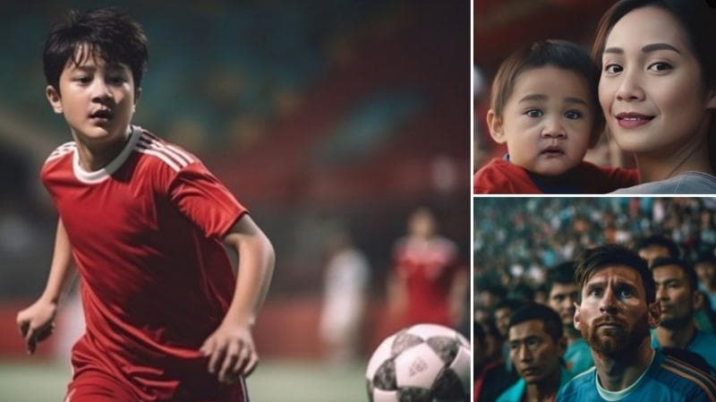 5 Potret Rafathar Jadi Pemain Timnas Indonesia Versi AI, Ada Lionel Messi 5 Potret Rafathar Jadi Pemain Timnas Indonesia Versi AI, Ada Lionel Messi