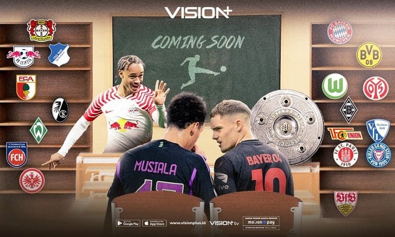 Saksikan Bundesliga 2024-2025 Live Streaming di Vision+ Saksikan Bundesliga 2024-2025 Live Streaming di Vision+