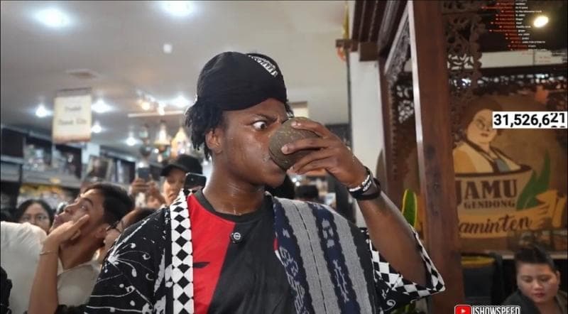 Heboh IShowSpeed Minum Jamu Beras Kencur saat ke Yogyakarta, Ternyata Ini Manfaatnya Heboh IShowSpeed Minum Jamu Beras Kencur saat ke Yogyakarta, Ternyata Ini Manfaatnya