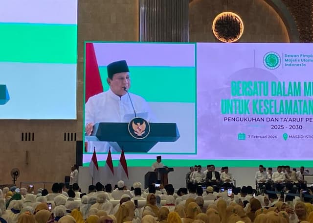 Hadiri Pengukuhan Pengurus MUI, Prabowo: Istimewa! Hadiri Pengukuhan Pengurus MUI, Prabowo: Istimewa!