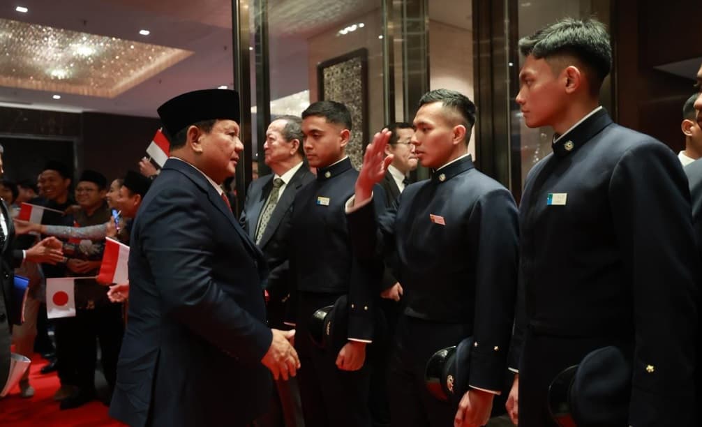 Sambut Kedatangan Prabowo, Semangat Juang Taruna Indonesia Menggema di Tokyo Sambut Kedatangan Prabowo, Semangat Juang Taruna Indonesia Menggema di Tokyo
