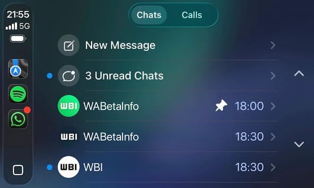 WhatsApp Uji Coba Aplikasi Baru Khusus untuk CarPlay WhatsApp Uji Coba Aplikasi Baru Khusus untuk CarPlay
