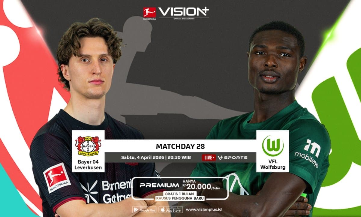 Jadwal dan Link Live Streaming Bayer Leverkusen vs VfL Wolfsburg di Bundesliga 2025-2026 Jadwal dan Link Live Streaming Bayer Leverkusen vs VfL Wolfsburg di Bundesliga 2025-2026