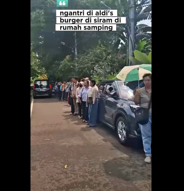 Viral Antrean Aldi’s Burger Membludak, Penghuni Kompleks Siram Pembeli Viral Antrean Aldi’s Burger Membludak, Penghuni Kompleks Siram Pembeli