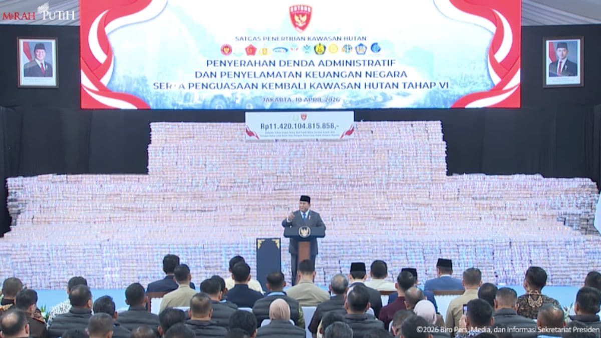 Satgas PKH Serahkan Rp11,4 T ke Negara Dinilai Sangat Berguna bagi Rakyat Satgas PKH Serahkan Rp11,4 T ke Negara Dinilai Sangat Berguna bagi Rakyat