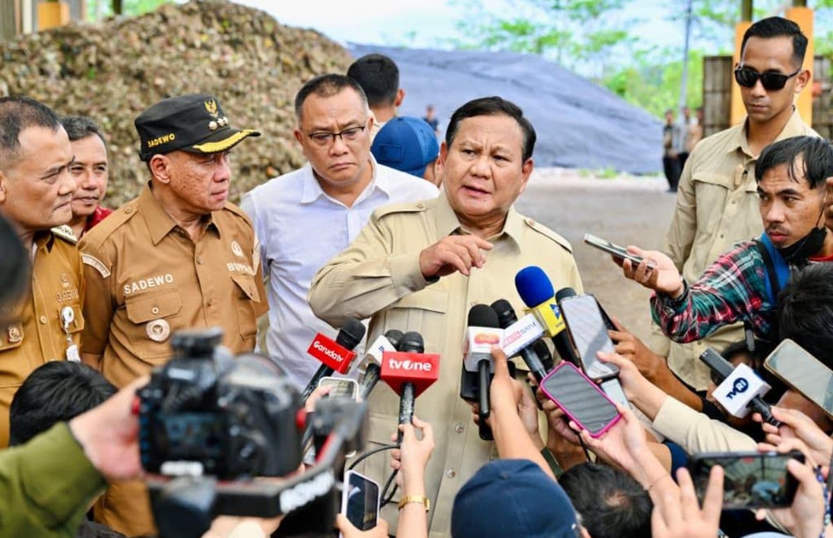 Prabowo: Penanganan Sampah Jadi Prioritas Nasional Prabowo: Penanganan Sampah Jadi Prioritas Nasional