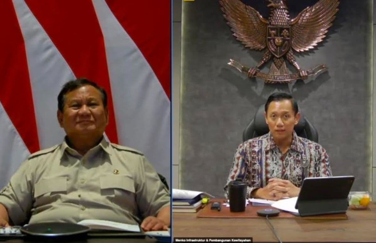 Prabowo Pimpin Ratas Virtual, Bahas Penyelamatan Pantura Jawa-Jaringan Kereta Api Prabowo Pimpin Ratas Virtual, Bahas Penyelamatan Pantura Jawa-Jaringan Kereta Api