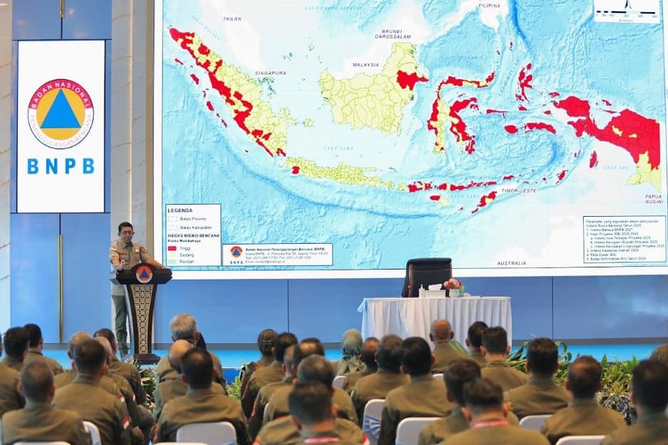 BNPB Ungkap Indonesia Peringkat Ketiga Negara dengan Risiko Bencana Tertinggi di Dunia BNPB Ungkap Indonesia Peringkat Ketiga Negara dengan Risiko Bencana Tertinggi di Dunia