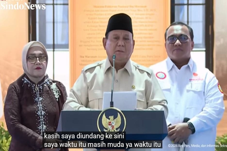 Prabowo Cerita Kepala BPKP Gemetar Lapor Orang Terdekat Presiden Menyeleweng Prabowo Cerita Kepala BPKP Gemetar Lapor Orang Terdekat Presiden Menyeleweng