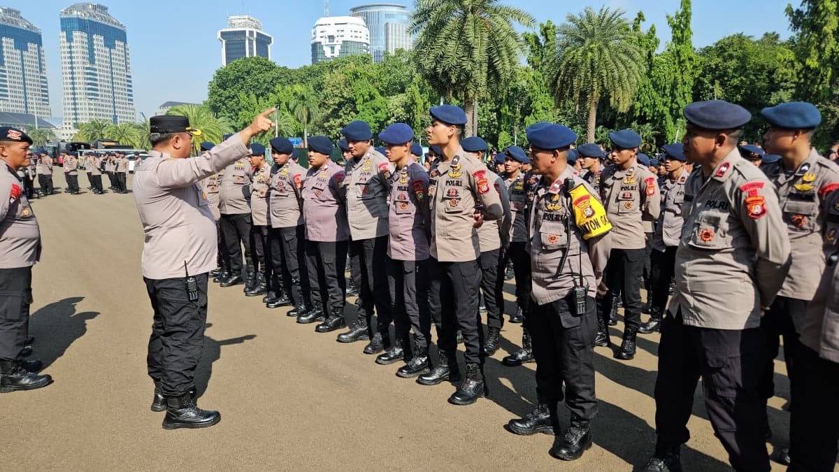 3.067 Personel Polri Dikerahkan Amankan Demo di Jakpus Hari Ini 3.067 Personel Polri Dikerahkan Amankan Demo di Jakpus Hari Ini