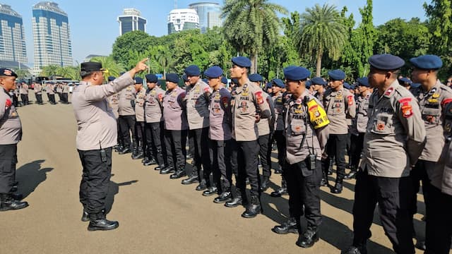 3.067 Personel Polri Dikerahkan Amankan Demo di Jakpus Hari Ini 3.067 Personel Polri Dikerahkan Amankan Demo di Jakpus Hari Ini