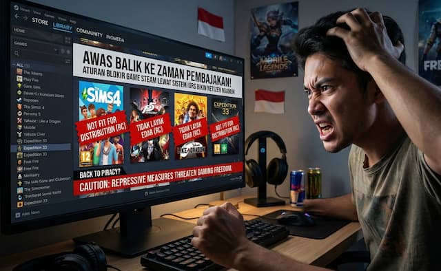 Awas Balik ke Zaman Pembajakan! Aturan Blokir Game Steam lewat Sistem IGRS Bikin Netizen Ngamuk Awas Balik ke Zaman Pembajakan! Aturan Blokir Game Steam lewat Sistem IGRS Bikin Netizen Ngamuk