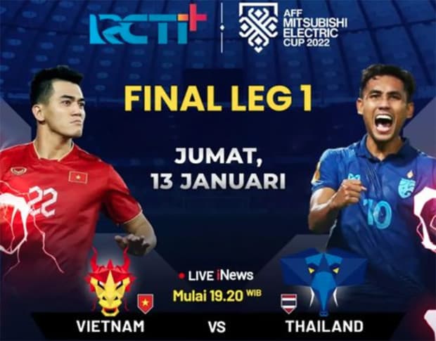Link Live Streaming Final Piala AFF 2022 Vietnam vs Thailand: Gratis di RCTI Plus! Link Live Streaming Final Piala AFF 2022 Vietnam vs Thailand: Gratis di RCTI Plus!