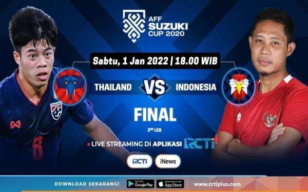 Ini Link Live Streaming Indonesia Vs Thailand Leg 2 Final Piala AFF 2020 Malam Ini Ini Link Live Streaming Indonesia Vs Thailand Leg 2 Final Piala AFF 2020 Malam Ini