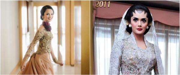 Gaya anggun 11 seleb kenakan kebaya Anne Avantie saat menikah Gaya anggun 11 seleb kenakan kebaya Anne Avantie saat menikah