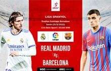 Link Live Streaming El Clasico Real Madrid vs Barcelona di Liga Spanyol Link Live Streaming El Clasico Real Madrid vs Barcelona di Liga Spanyol
