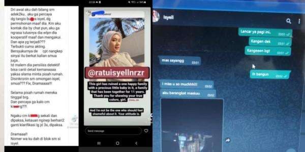 Ini Isi Chat Ratu Isyell dengan Suami Orang, Bukan Hanya Diduga Jadi Pelakor Namun Juga Selingkuhi Pacar Ini Isi Chat Ratu Isyell dengan Suami Orang, Bukan Hanya Diduga Jadi Pelakor Namun Juga Selingkuhi Pacar