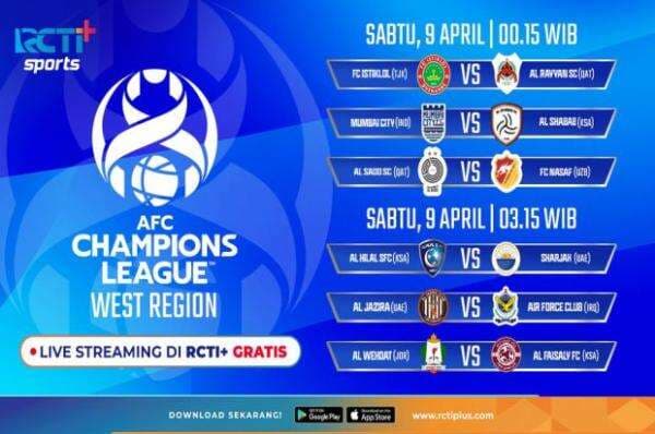 Live Streaming RCTI Liga Champions AFC Live Streaming RCTI Liga Champions AFC
