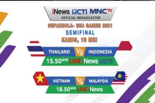 Live di iNews dan RCTI: Indonesia vs Thailand di Semifinal Sepak Bola SEA Games 2021 Live di iNews dan RCTI: Indonesia vs Thailand di Semifinal Sepak Bola SEA Games 2021