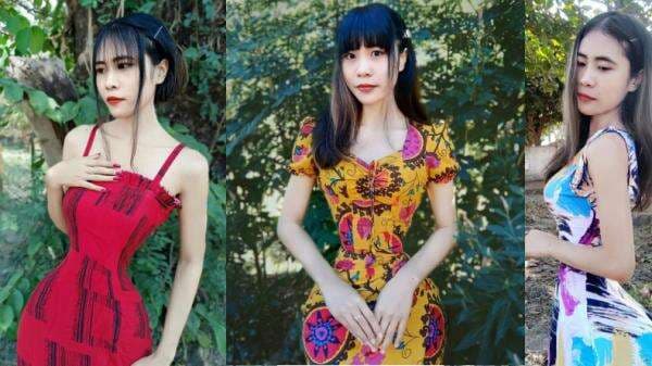 Su Naing, Wanita Asal Myanmar Pemilik Pinggang Terkecil di Dunia Su Naing, Wanita Asal Myanmar Pemilik Pinggang Terkecil di Dunia