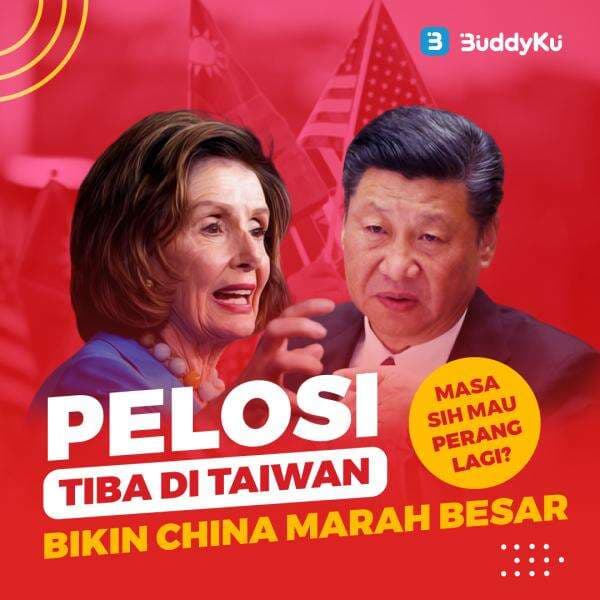 Pelosi Tiba di Taiwan Bikin China Marah Besar, Masa Sih Mau Perang Lagi? Pelosi Tiba di Taiwan Bikin China Marah Besar, Masa Sih Mau Perang Lagi?
